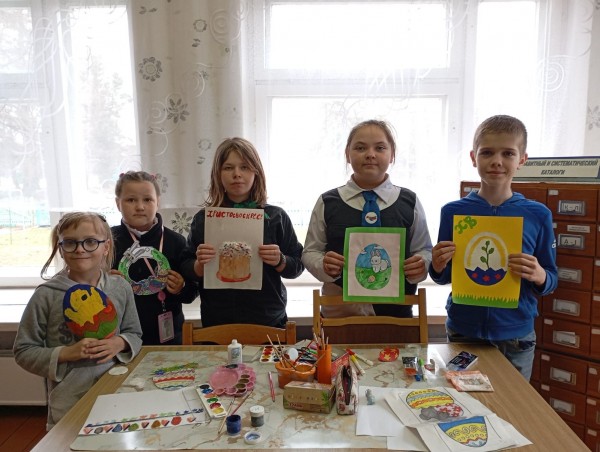 Пасхальная открытка